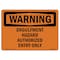 Signmission OSHA WARNING Sign, Engulfment Hazard, 10in X 7in Aluminum, 7" W, 10" L, Landscape OS-WS-A-710-L-11956 - alternate 1
